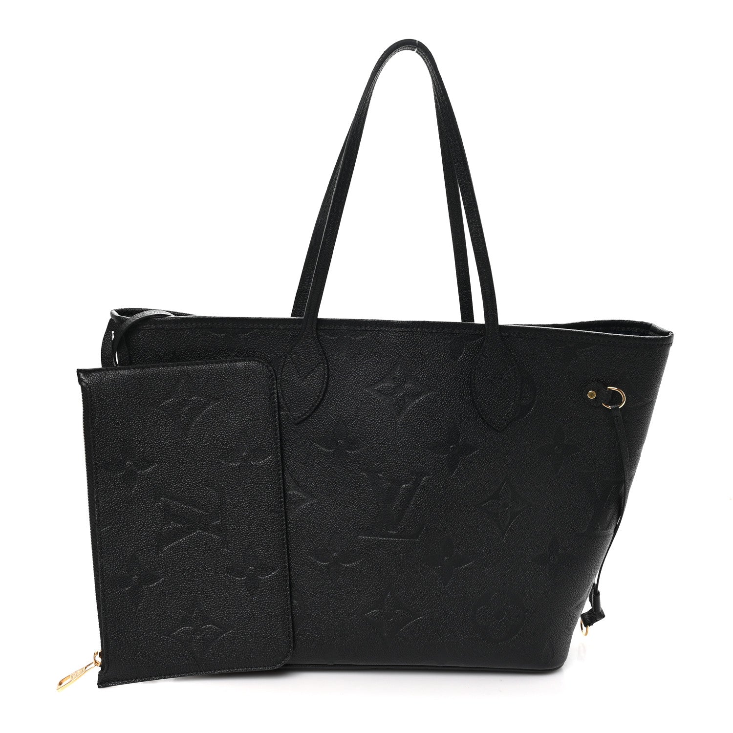 Louis Vuitton Empreinte Monogram Giant Neverfull MM Black 2 of 10