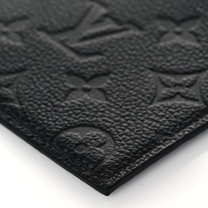 Louis Vuitton Empreinte Felicie Chain Wallet Zippered Insert Black 8 of 11