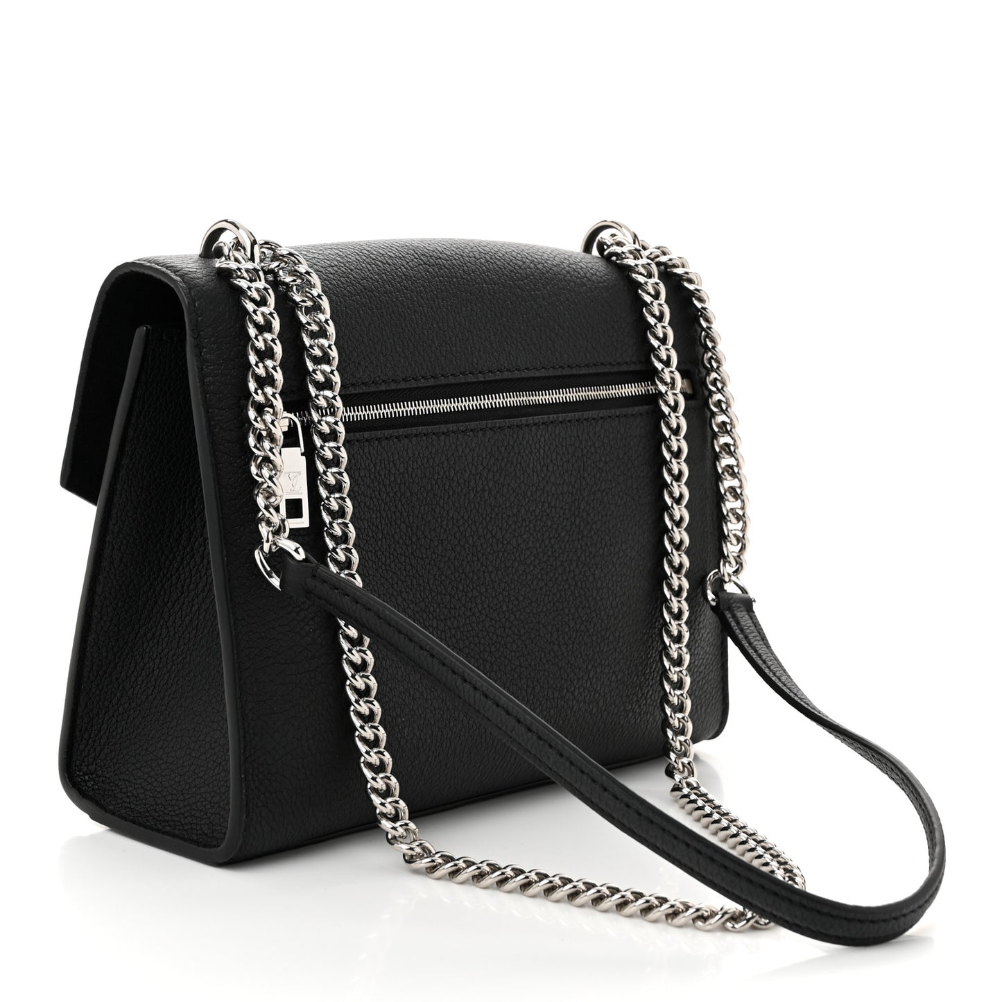 Soft Calfskin Mylockme Chain Bag BB Black