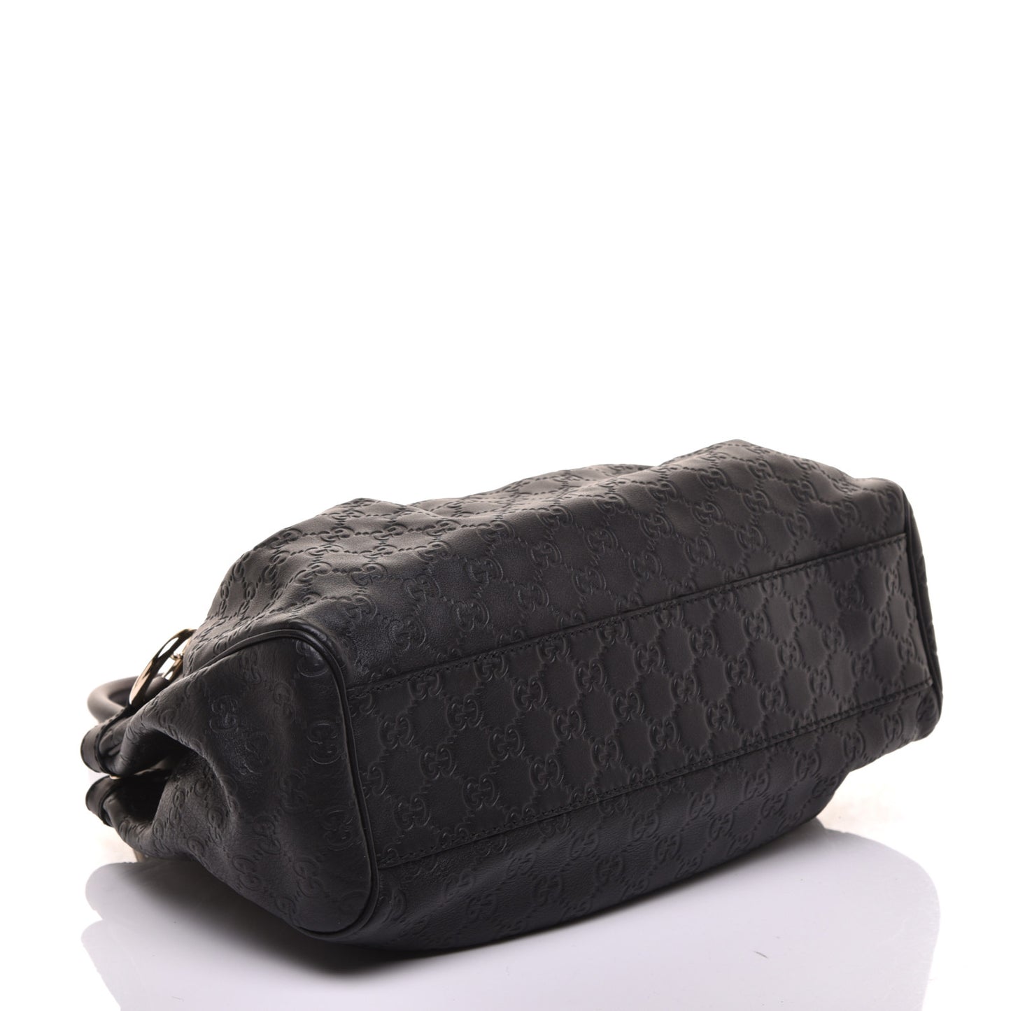 Guccissima Medium Sukey Tote Black