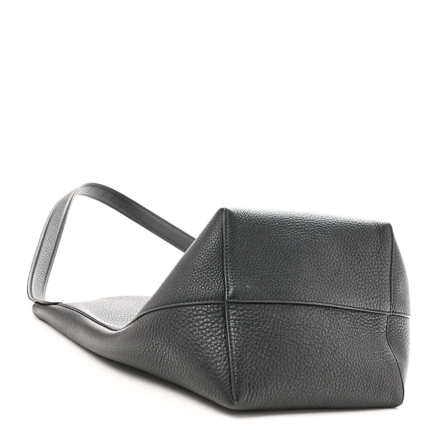 The Row Grained Calfskin Medium N/S Park Tote Black 4 of 9