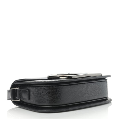 Valentino Garavani Brushed Calfskin Supervee Shoulder Bag Black 4 of 9