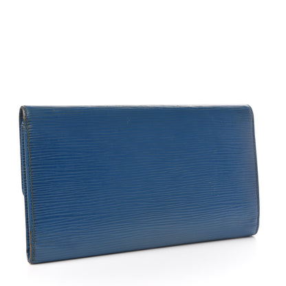 Louis Vuitton Epi Sarah Wallet Cyan 3 of 11