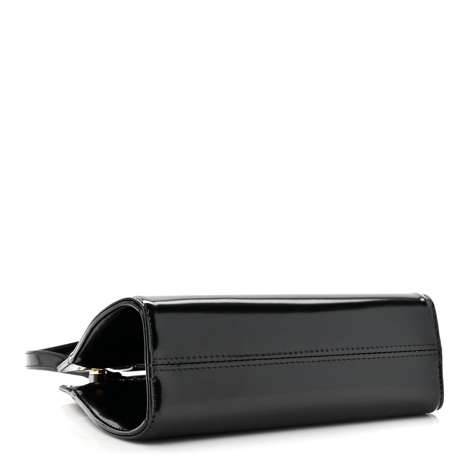 Salvatore Ferragamo Brushed Calfskin Mini Wanda Top Handle Bag Black 4 of 10