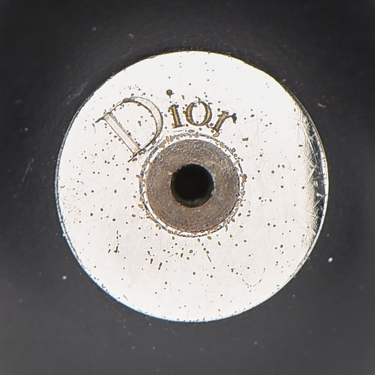 Mise En Dior Tribal Earrings Matte Black Pearl