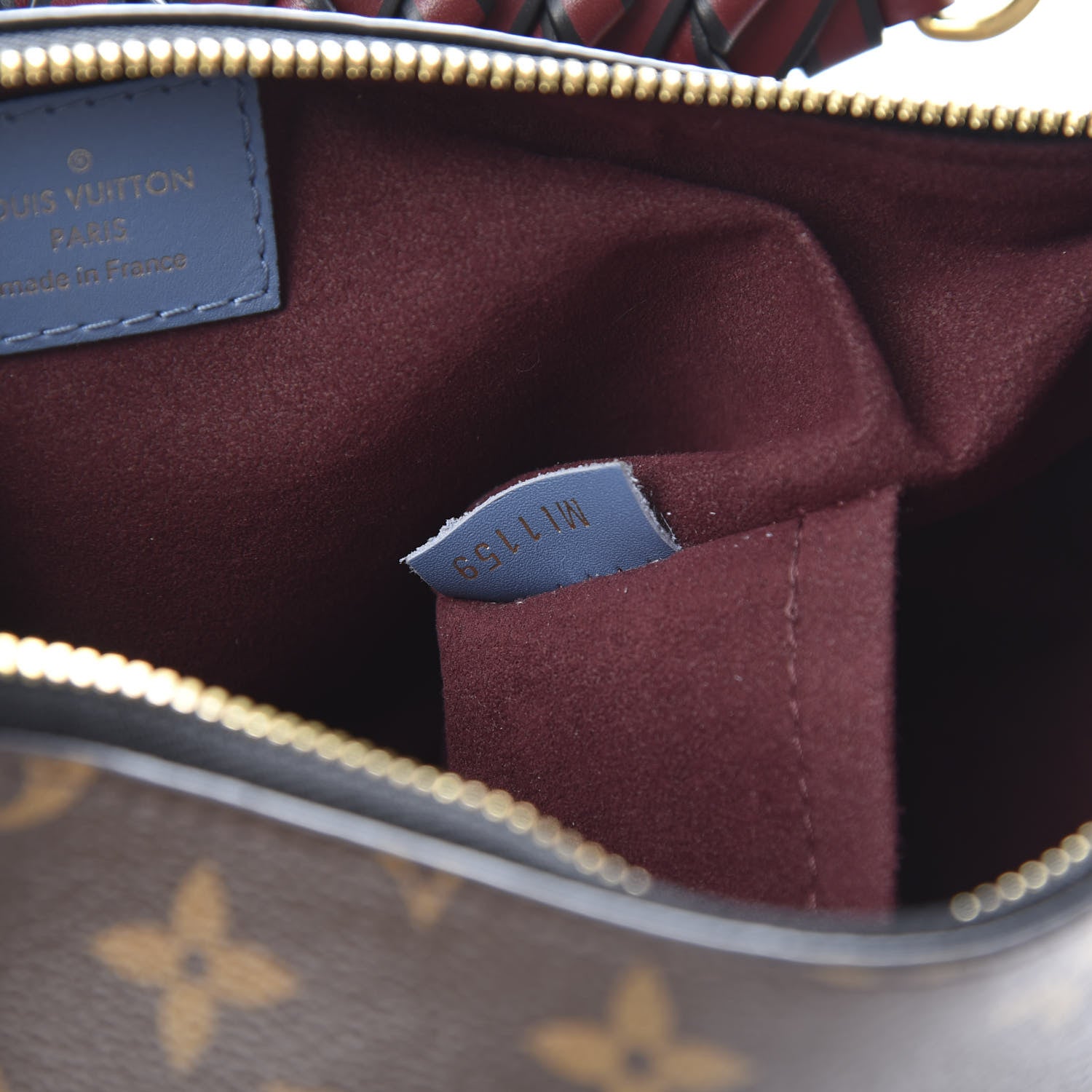 Louis Vuitton Monogram Beaubourg Hobo Mini Bordeaux Red Peach Safran Blue Jean Blue 7 of 11