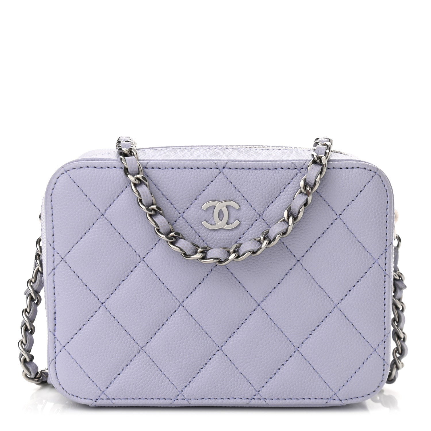 Chanel Caviar Quilted Camera Bag Light Purple 1 of 10
