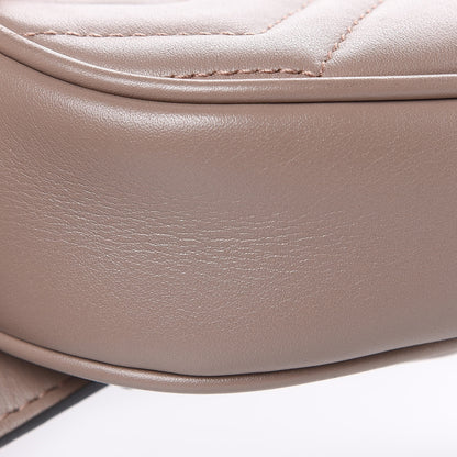 Gucci Calfskin Matelasse GG Marmont Belt Bag 85 34 Porcelain Rose 8 of 13