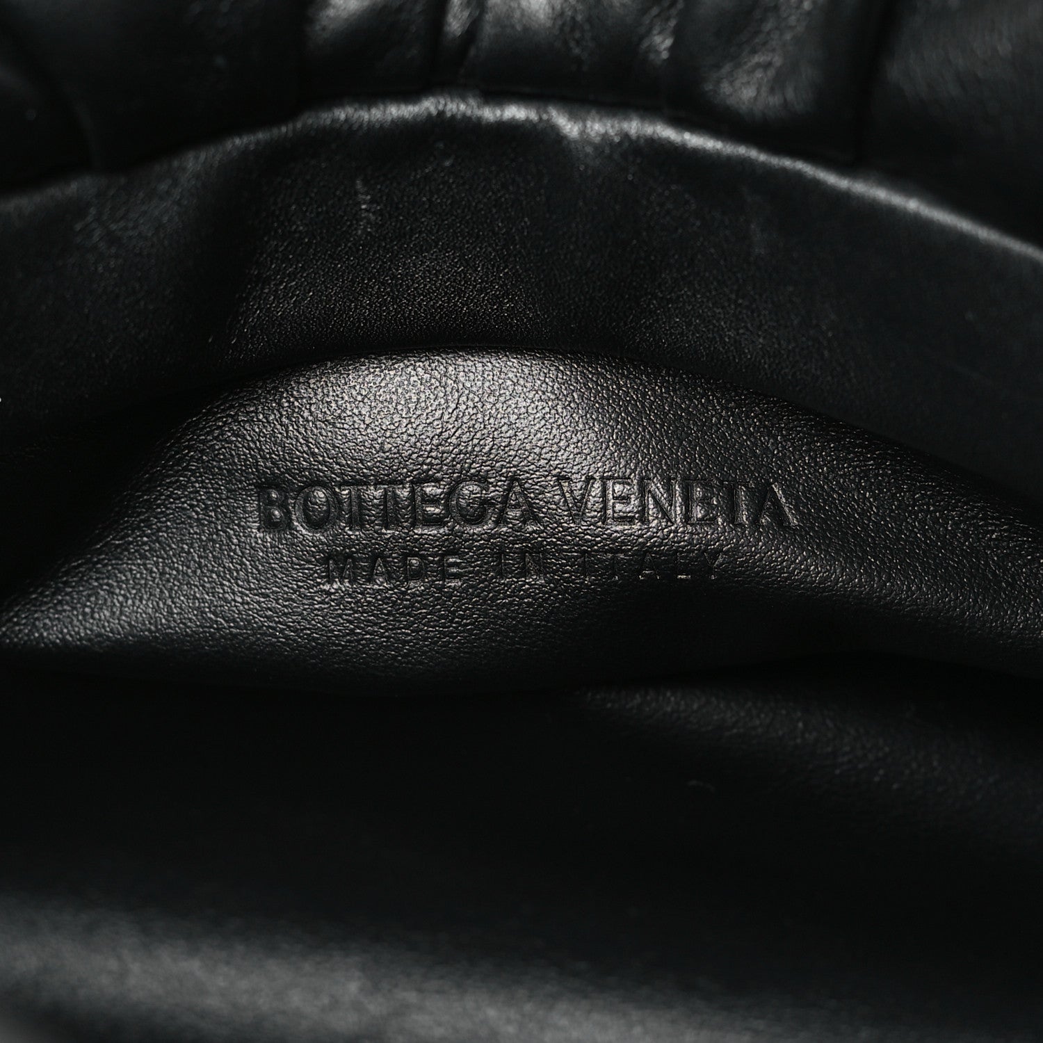 Bottega Veneta Calfskin The Pouch Chain Black 6 of 8