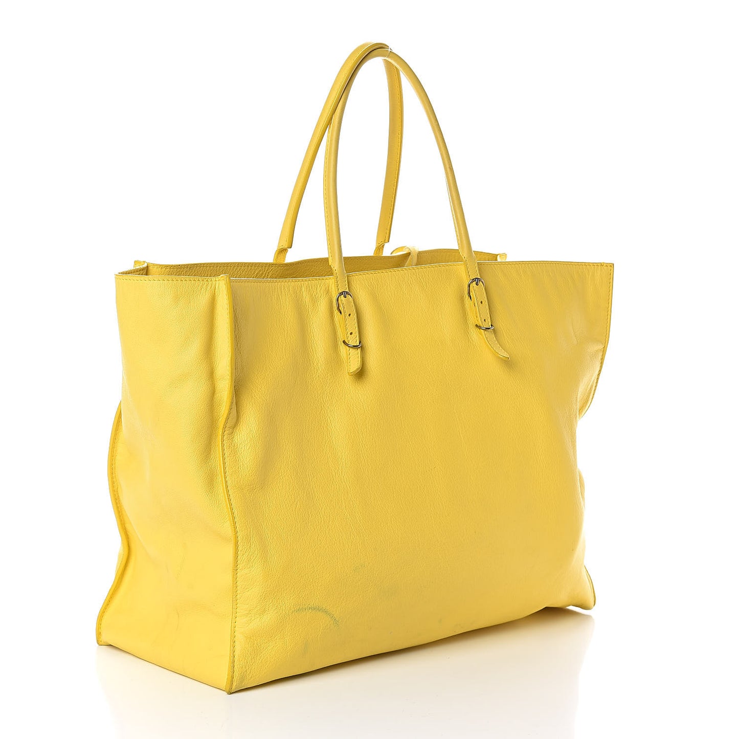 Veau Papier A4 Tote Yellow