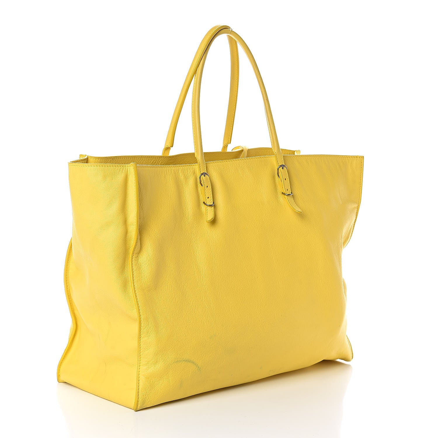 Balenciaga Veau Papier A4 Tote Yellow 3 of 10