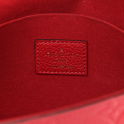 Louis Vuitton Empreinte Pochette Felicie Chain Wallet Cherry 7 of 13