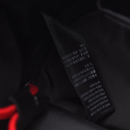 Balenciaga Recycled Sport Nylon Logo Embroidered Wheel Drawstring Bucket Bag XS Bright Red Black 8 of 11