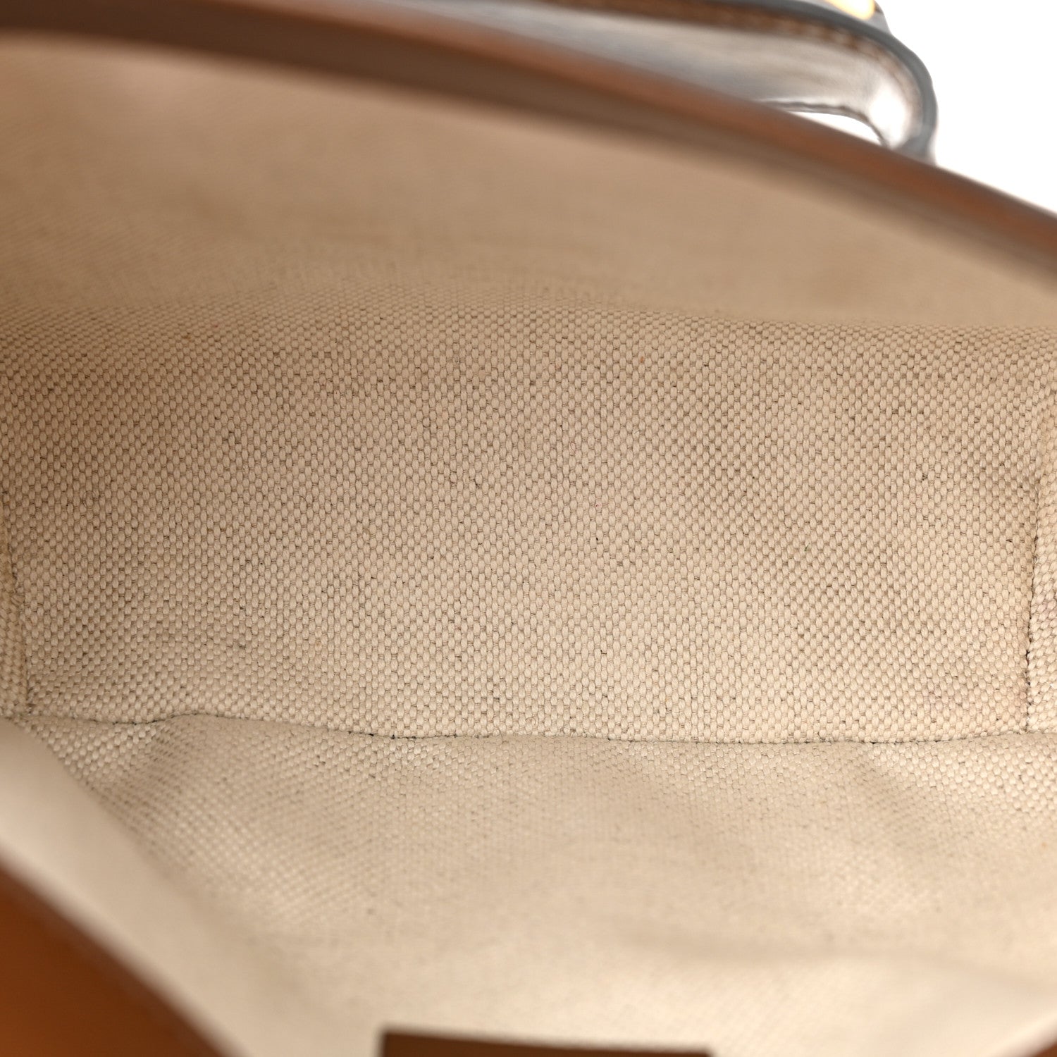 Gucci GG Supreme Monogram Azalea Calfskin Web Mini Horsebit 1955 Shoulder Bag Beige Ebony Brown Sugar 5 of 11