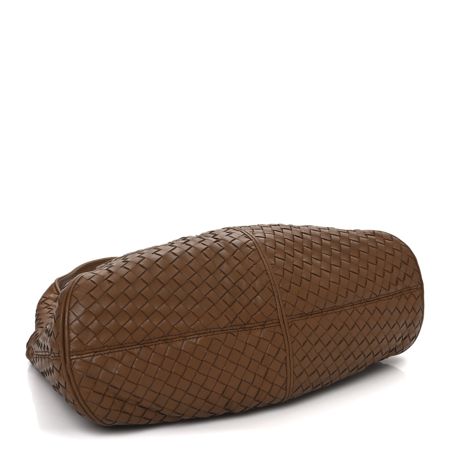 Nappa Intrecciato Ball Hobo Noce