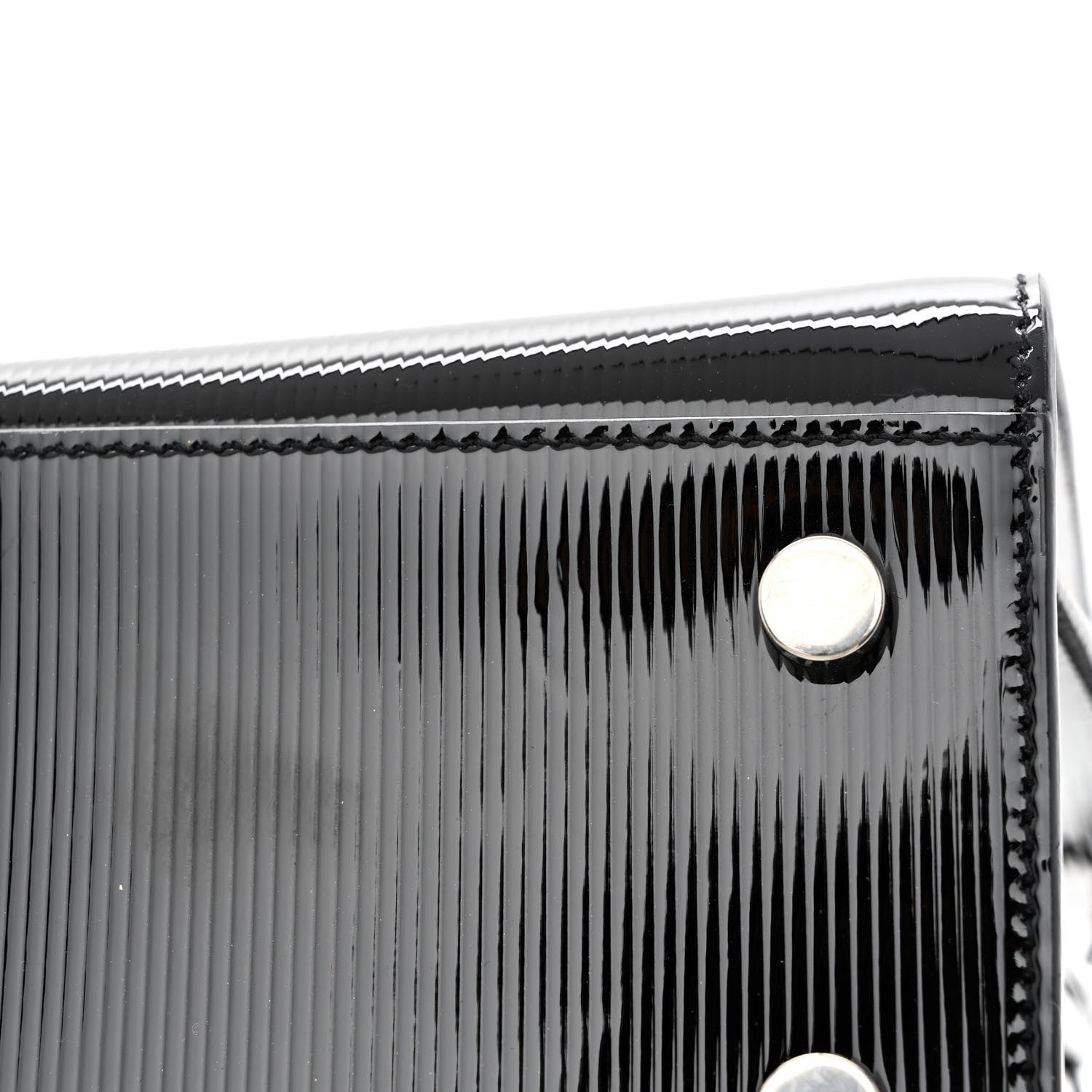 Saint Laurent Ribbed Patent Calfskin Baby Sac De Jour Black 6 of 13