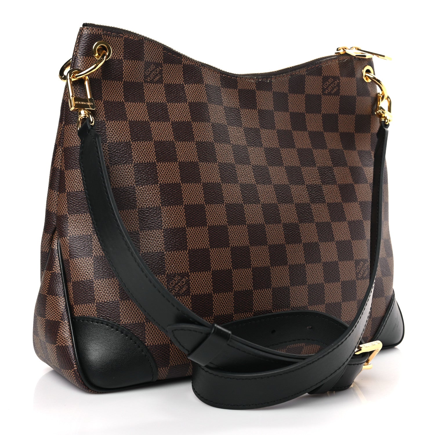 Louis Vuitton Damier Ebene Odeon MM Black 3 of 8