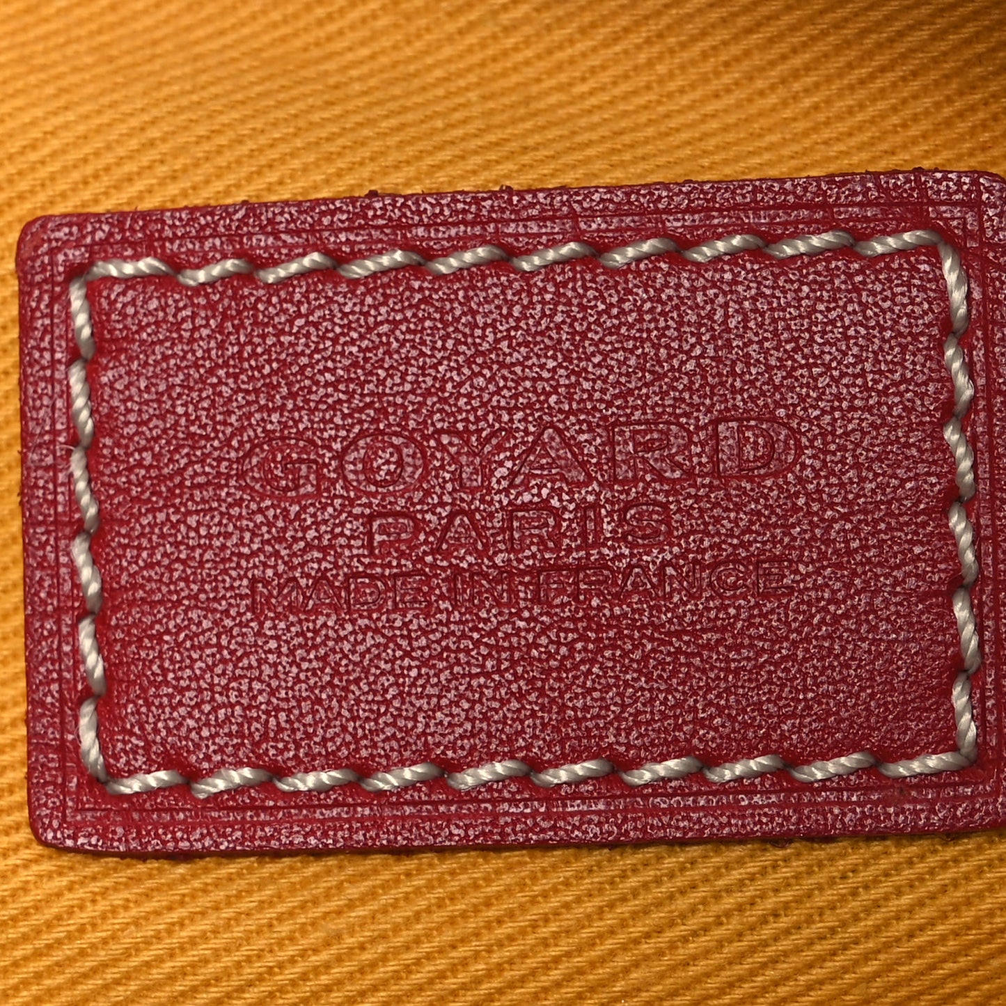 Goyardine Senat Pochette GM Red