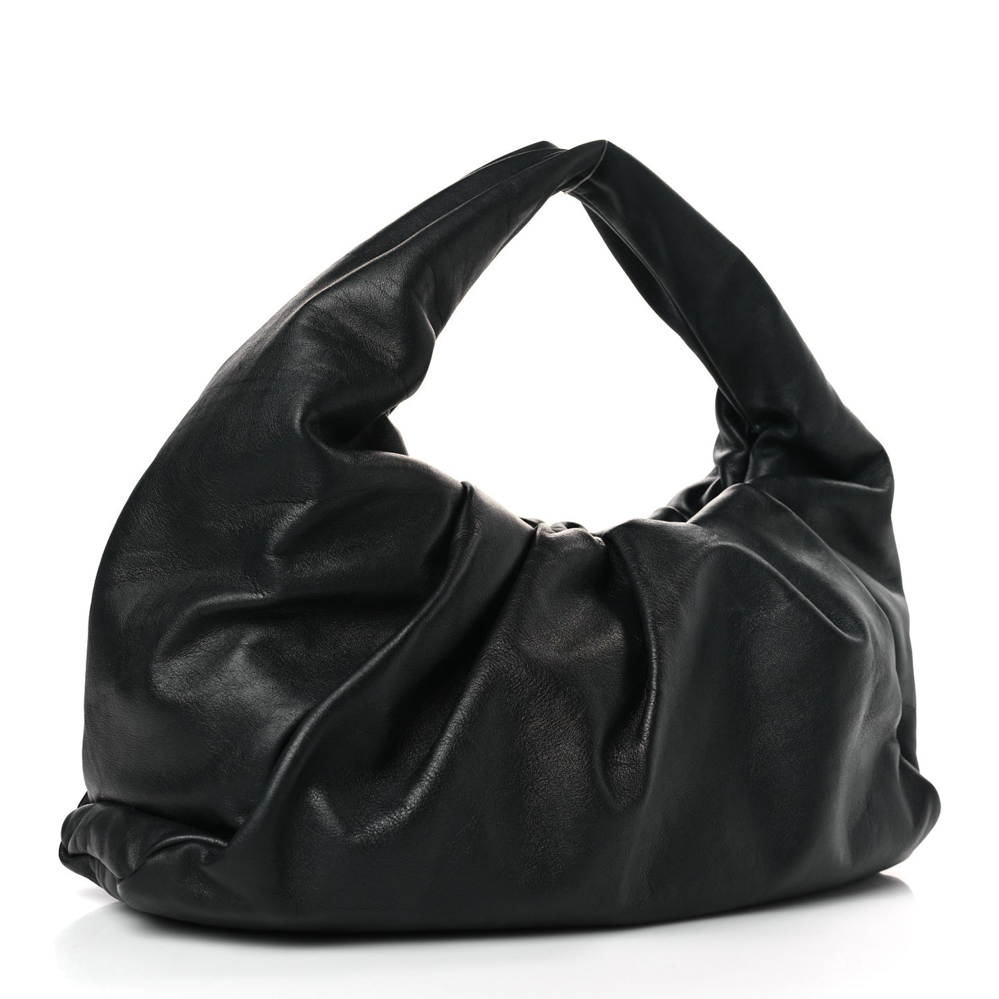 Smooth Butter Calfskin Small The Shoulder Pouch Black