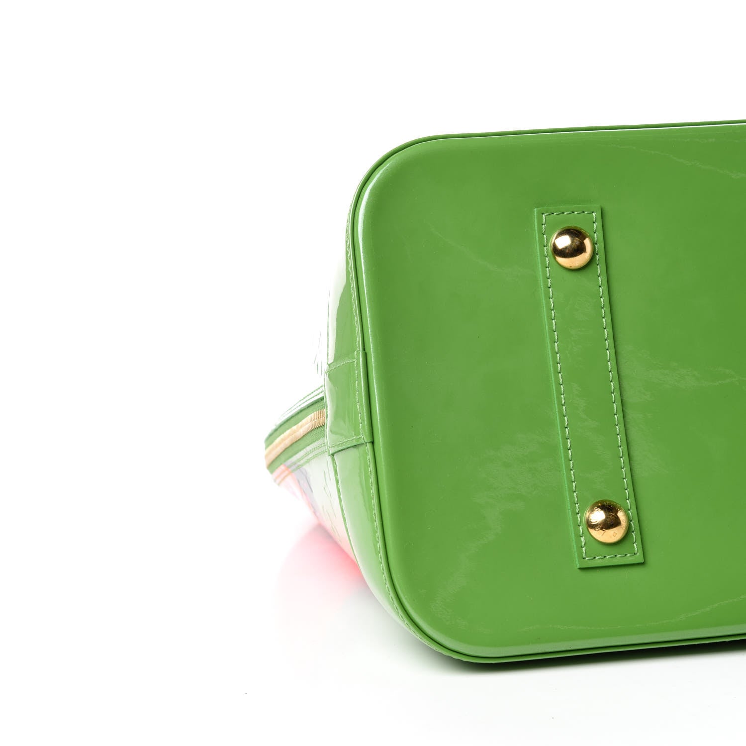 Louis Vuitton Vernis Roses Alma GM Vert Tonic 5 of 9