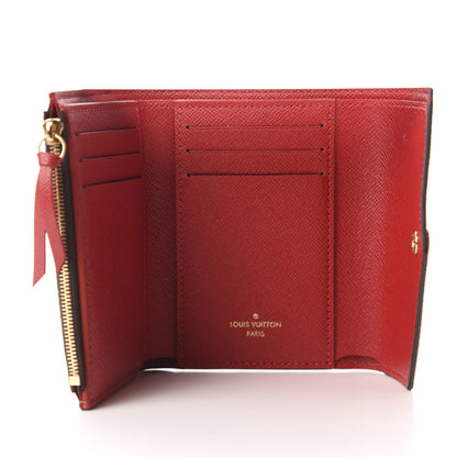 Louis Vuitton Damier Ebene Victorine Wallet Cherry 5 of 8