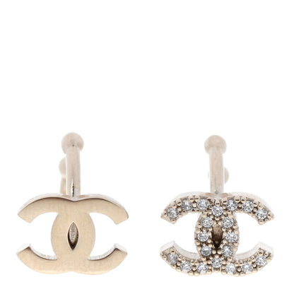 Chanel Metal Strass Lip Ring Set Gold 1 of 4