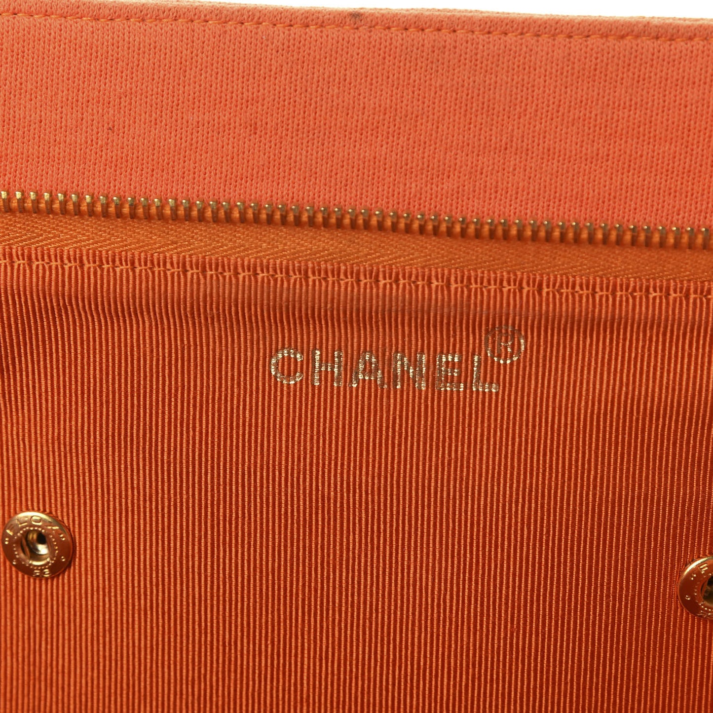 Jersey Quilted Shopping Tote Orange