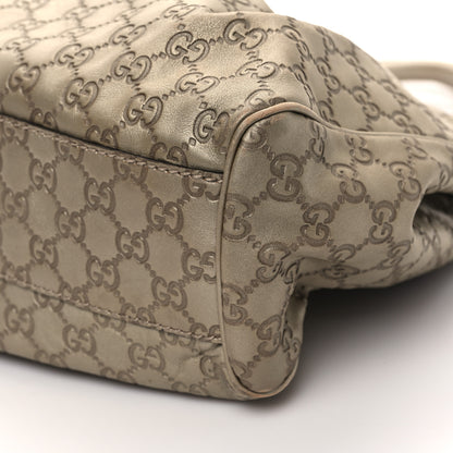 Gucci Guccissima Medium Sukey Tote Champagne 10 of 12