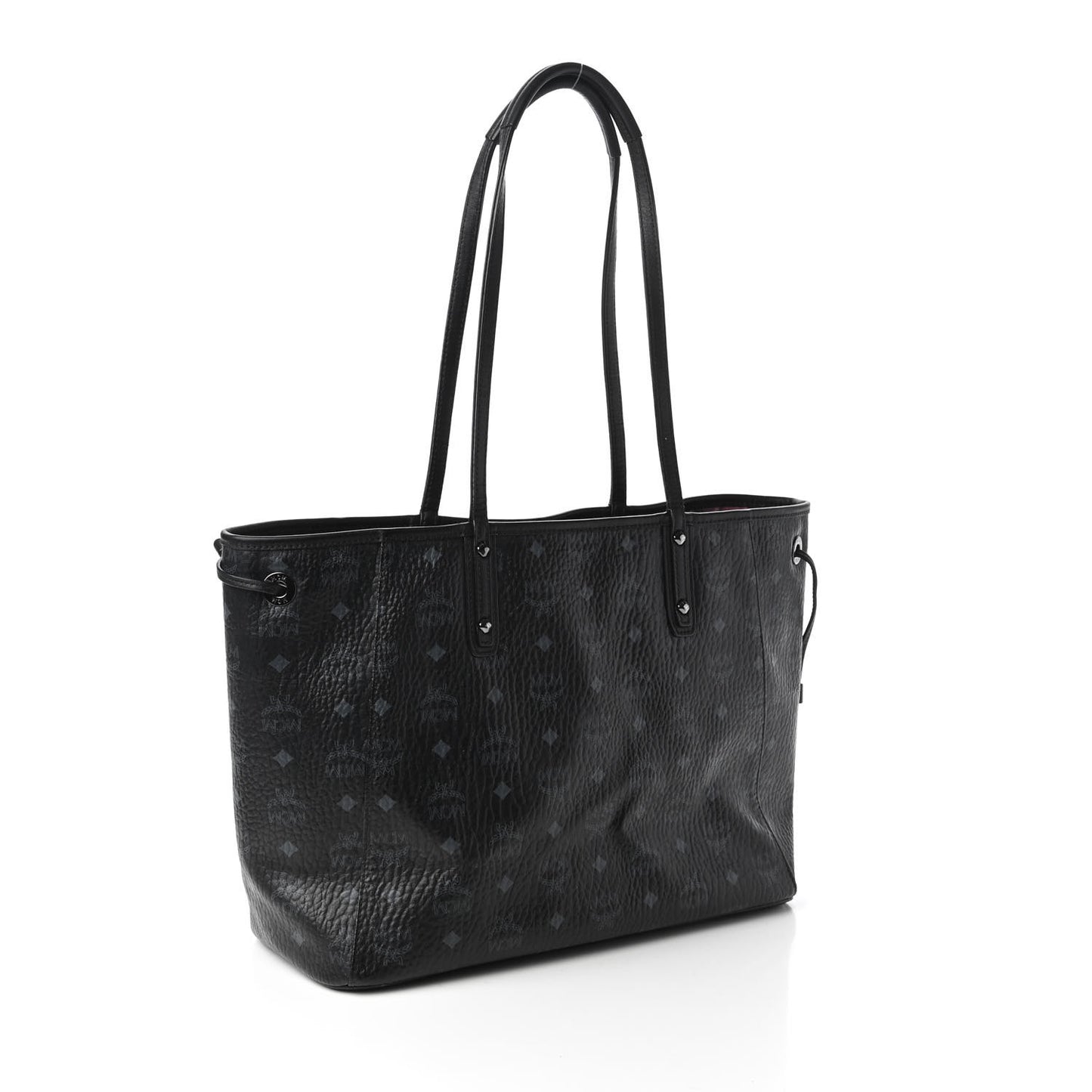 Metallic Galaxy Visetos Medium Project Reversible Shopper Tote Black Multicolor