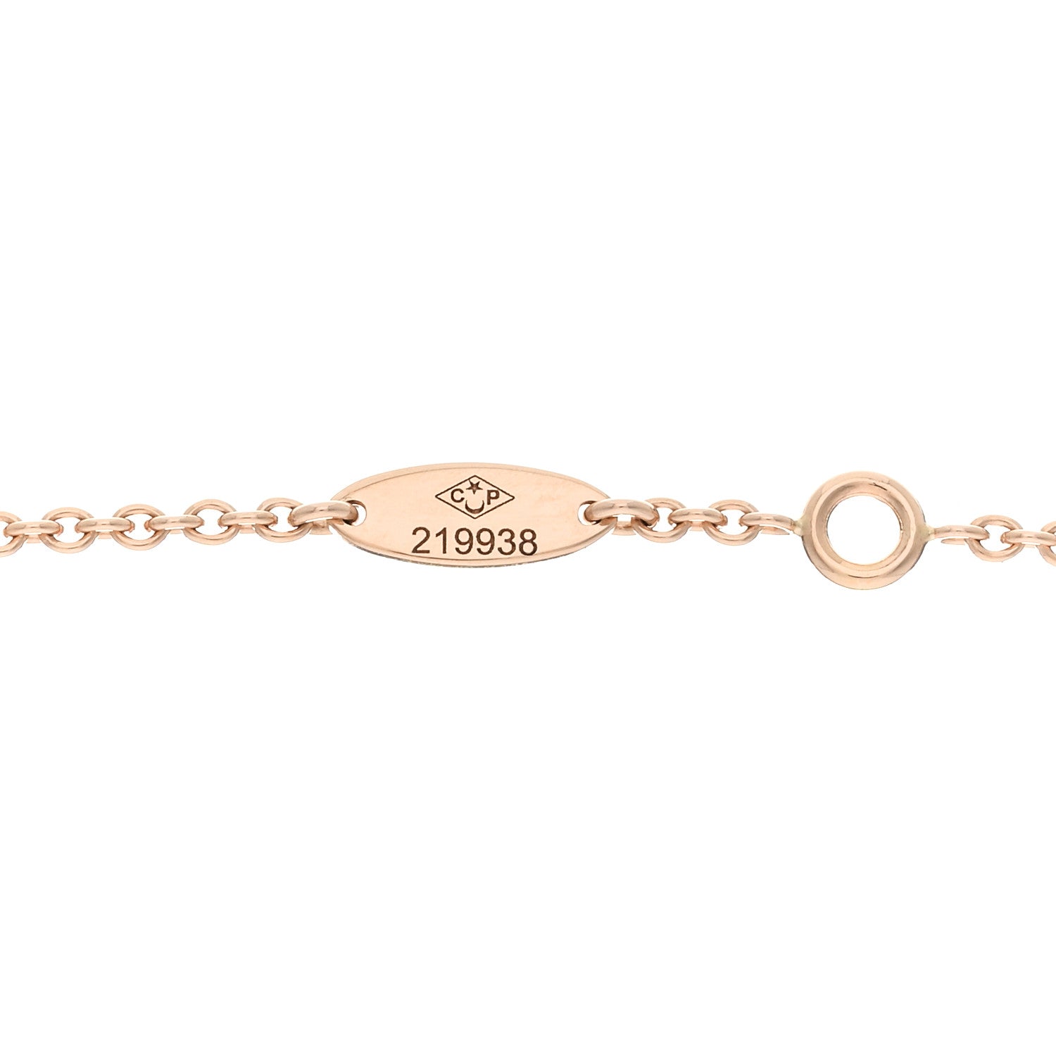 Christian Dior 18K Rose Gold Diamond Black Onyx Rose Des Vents Necklace 5 of 6