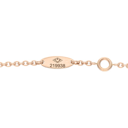 Christian Dior 18K Rose Gold Diamond Black Onyx Rose Des Vents Necklace 5 of 6