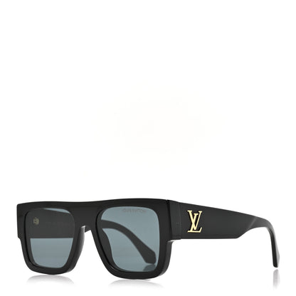 Louis Vuitton Acetate LV Clash Square Large Sunglasses Z2125W Black 1 of 8
