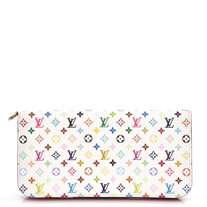 Louis Vuitton Monogram Multicolor Insolite Wallet White Litchi 1 of 6