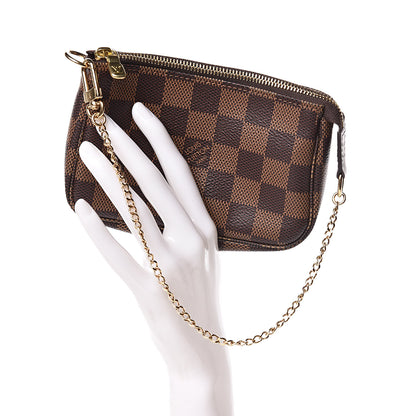 Louis Vuitton Damier Ebene Mini Pochette Accessories 2 of 9
