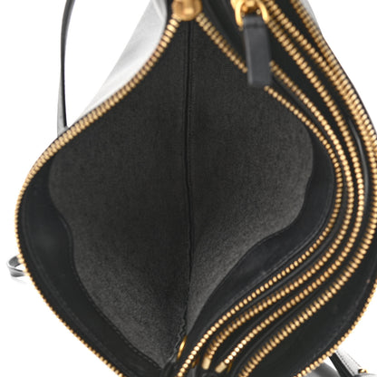 Celine Lambskin Large Trio Crossbody Bag Black 6 of 16