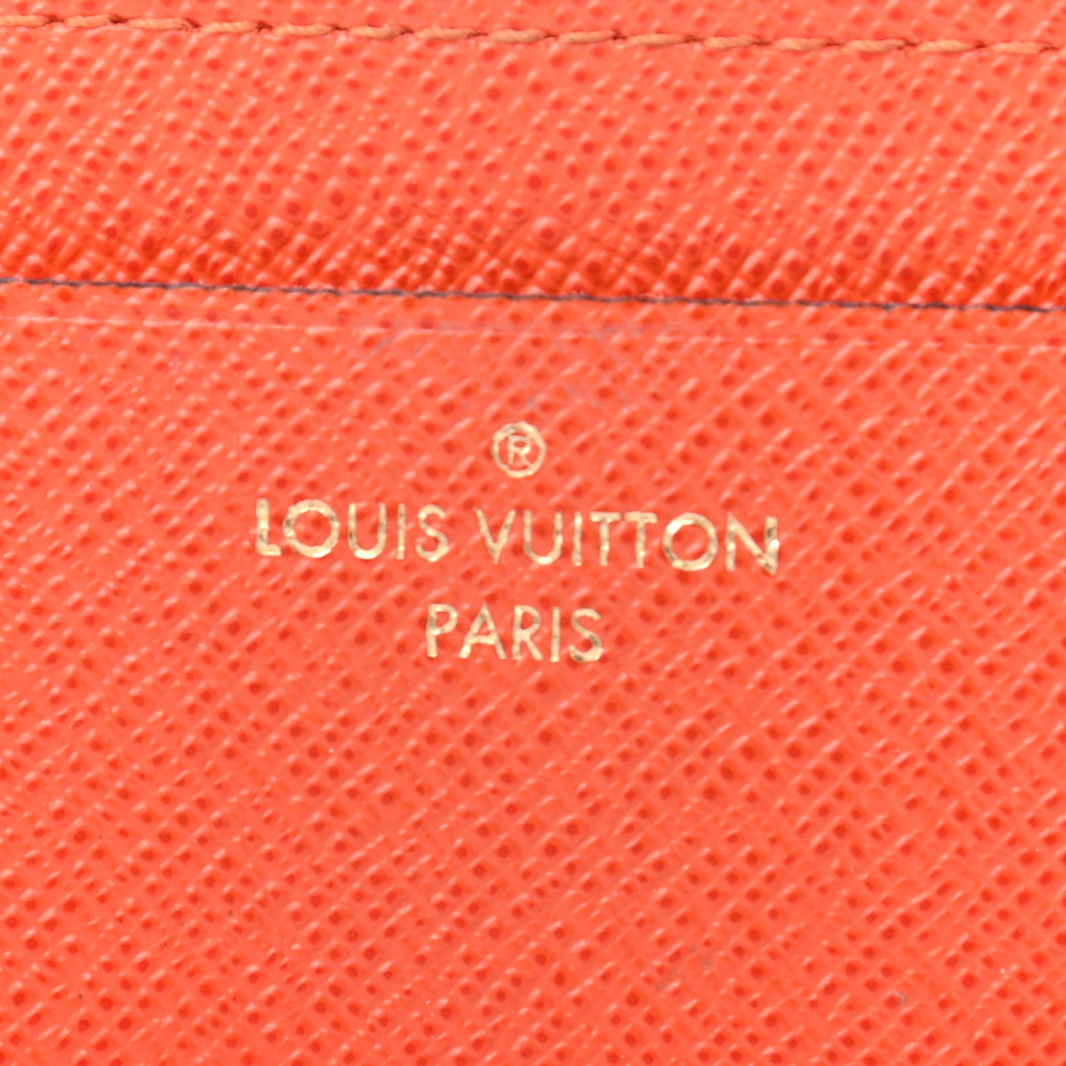 Louis Vuitton Calfskin Jeanne Wallet Insert Piment 6 of 6