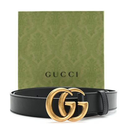 Gucci Calfskin Double G 30mm Belt 90 36 Black 5 of 5