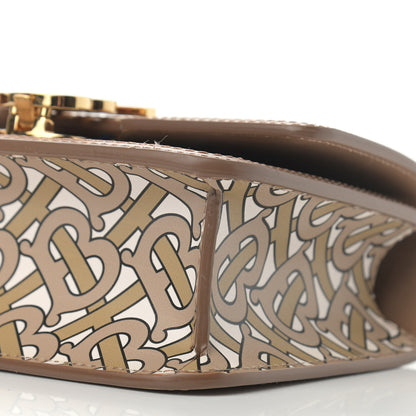 Burberry Calfskin Monogram Mini TB Bag Beige 10 of 15