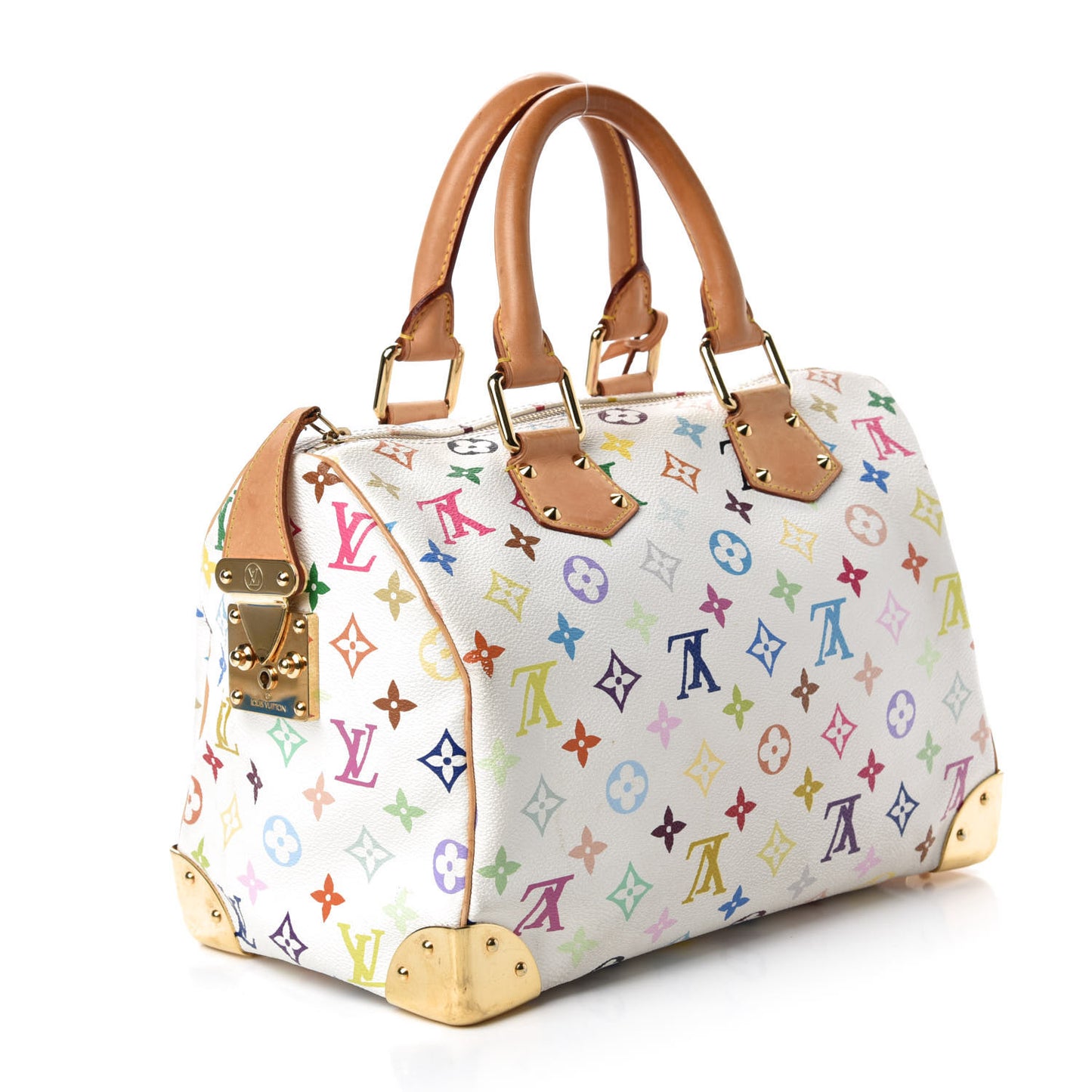 Monogram Multicolor Speedy 30 White