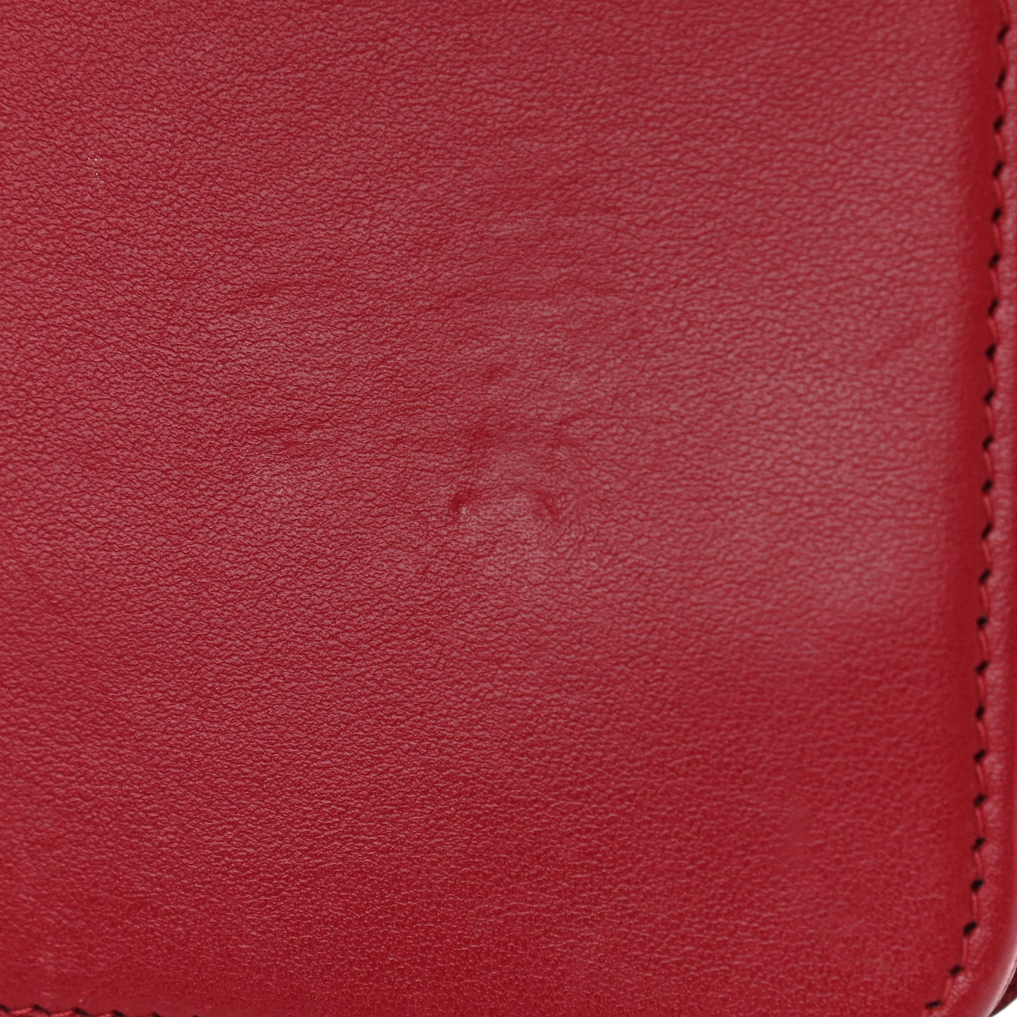 Caviar Quilted Boy Wallet On Chain WOC Red
