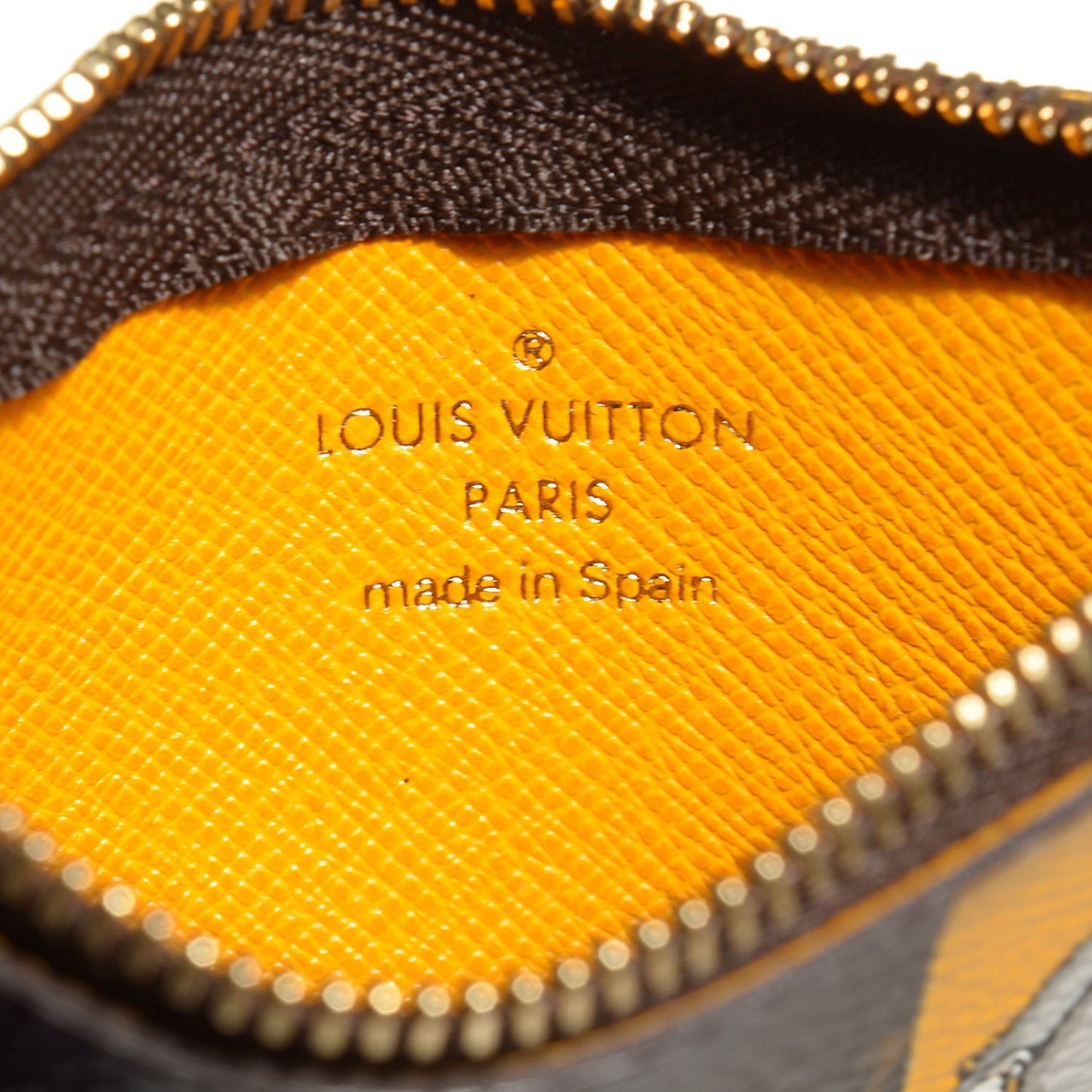 Monogram Groom Key Pouch