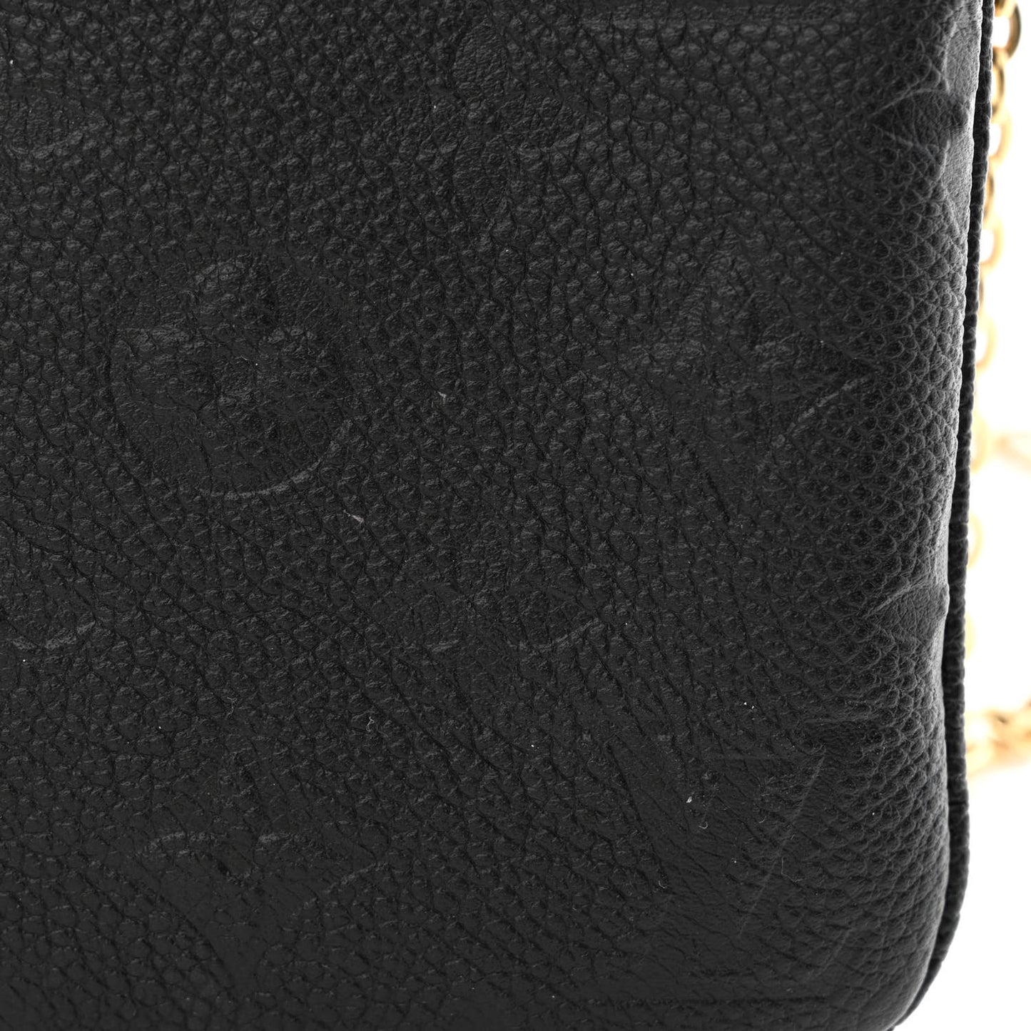 Empreinte Double Zip Pochette Black