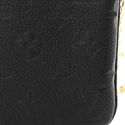 Louis Vuitton Empreinte Double Zip Pochette Black 9 of 13