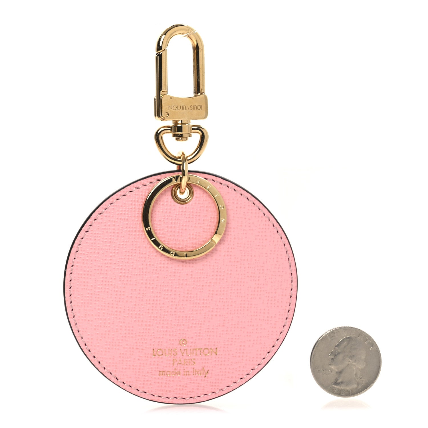 Louis Vuitton Monogram Jungle Dots Bag Charm Key Ring Sugar Pink Poppy 2 of 5