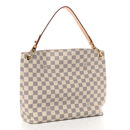Louis Vuitton Damier Azur Graceful PM Rose Ballerine 3 of 11