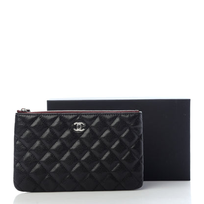 Chanel Caviar Quilted Cosmetic Case Black 8 of 8