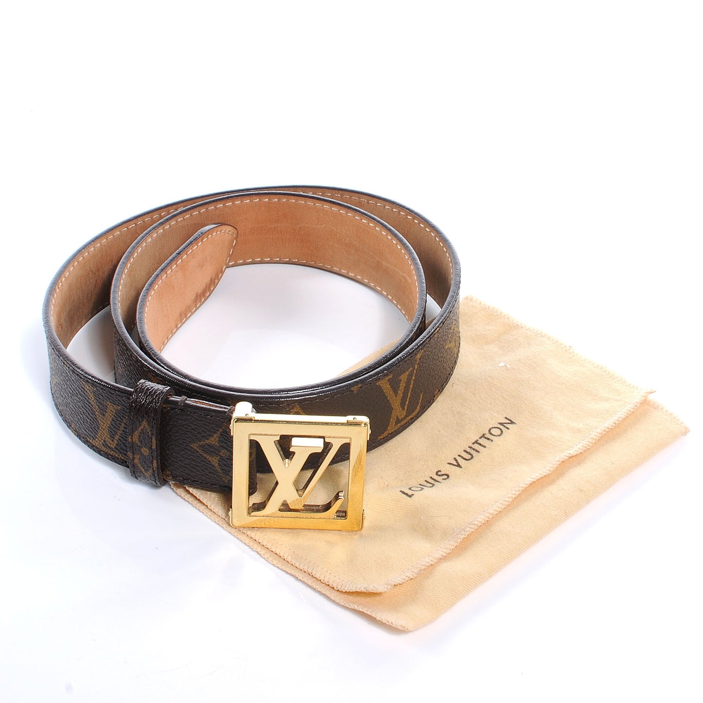 Monogram LV Frame Belt 80 32