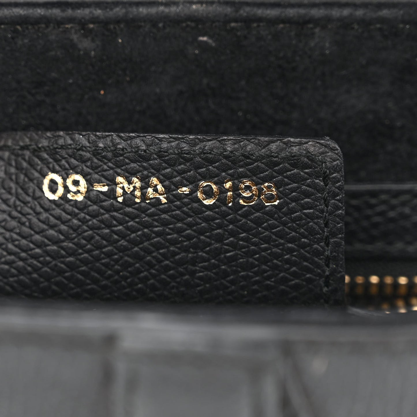 Grained Calfskin Saddle Bag Black