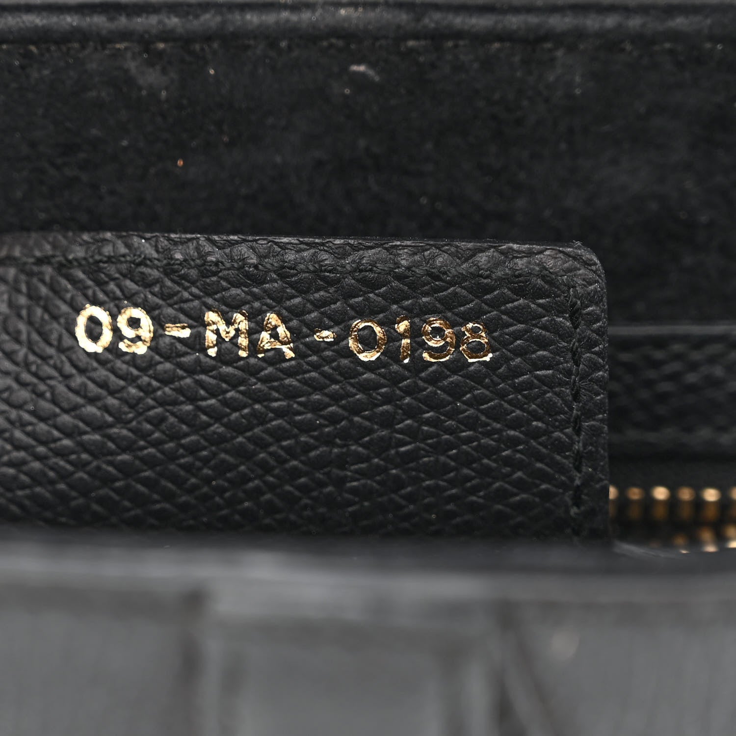 Christian Dior Grained Calfskin Saddle Bag Black 7 of 14