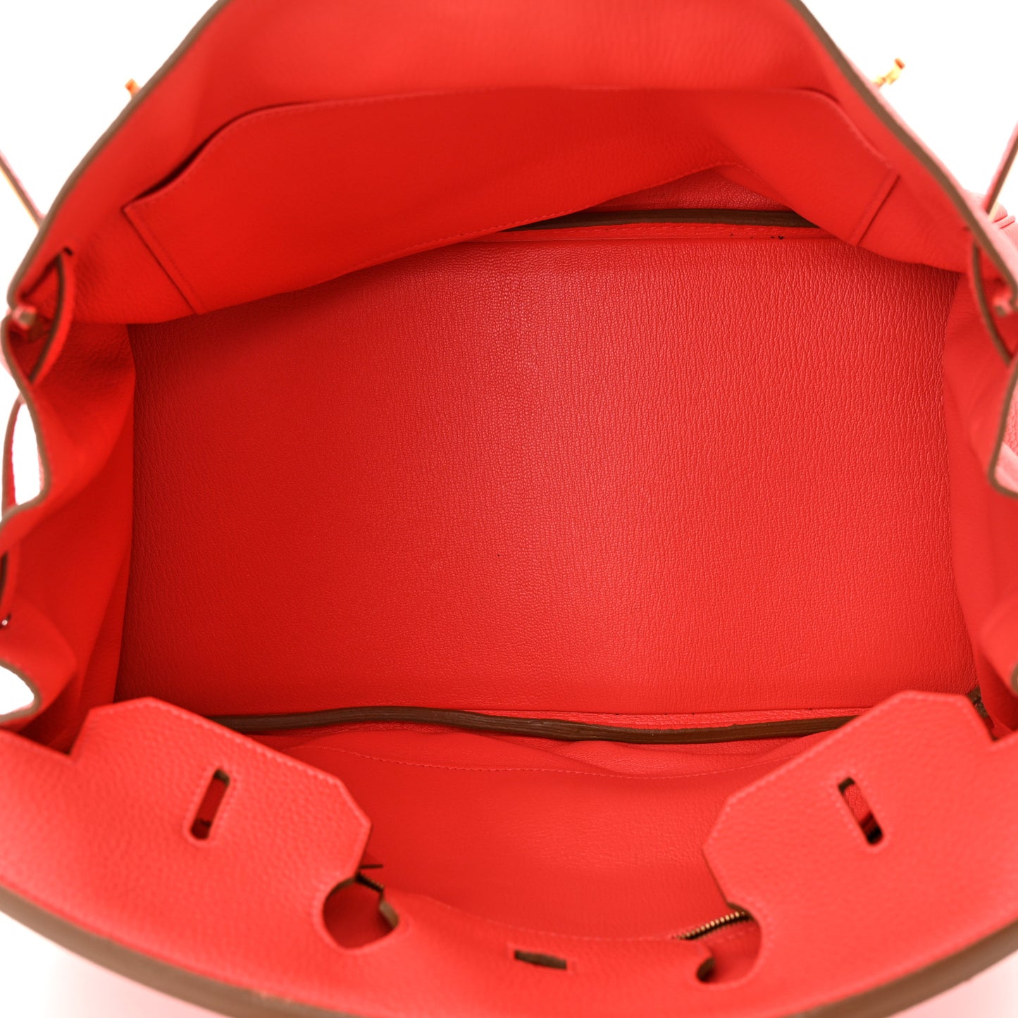 Togo Birkin 35 Rouge Pivoine
